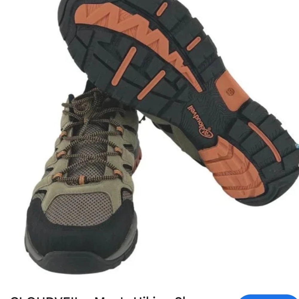 Cloudveil men’s hiking shoes - Brown size 9